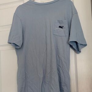 Vineyard Vines Men's Sky Blue Short Sleeve Tee